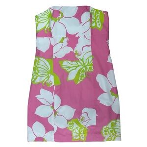 Lilly Pulitzer Franco Hotty Pink Cotton Strapless Dress 4